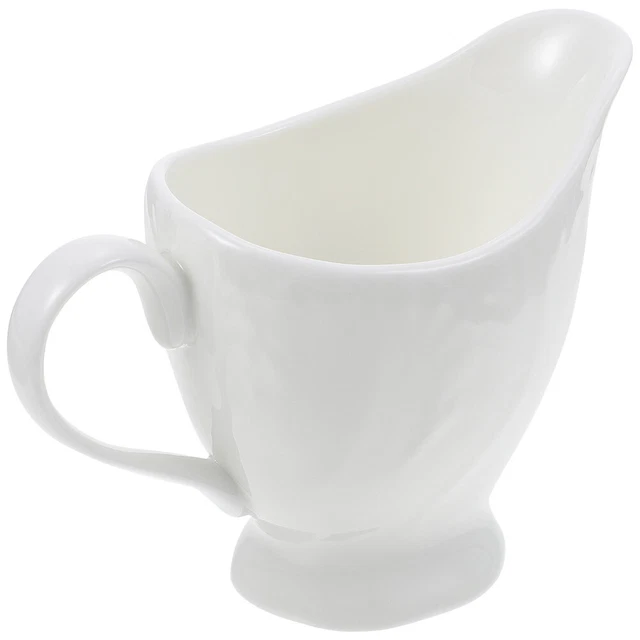 Jarra de Cerámica Cuenco de Leche Portátil Creativo Salsa de Leche Jarra Vaso de Flores Tractoras