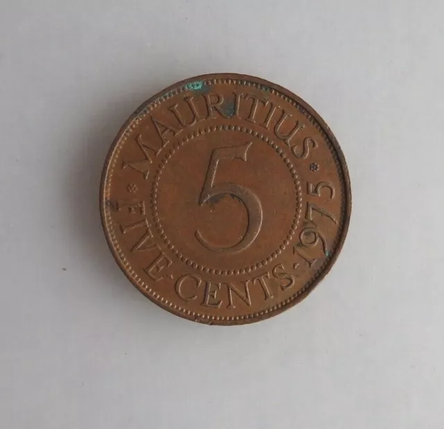 Mauritius 5 Cents 1975 Königin Elisabeth II. (85370)