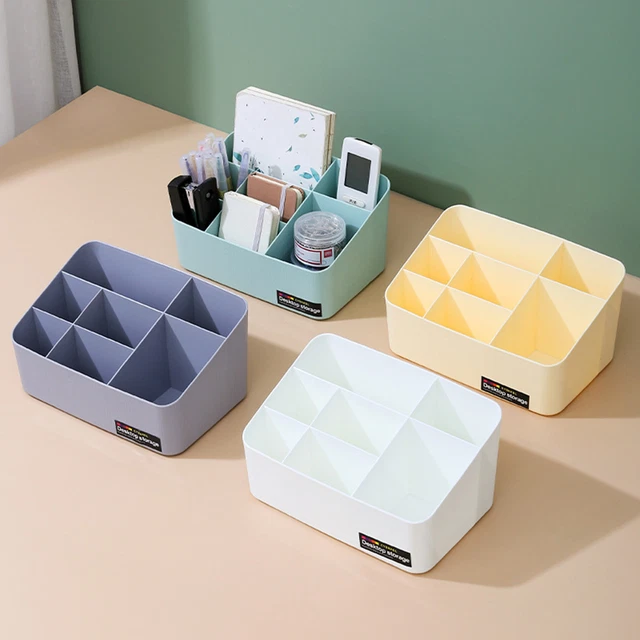 Sundries Organizer Portable Durable Desktop Remote Control Makeup Jewelry Box