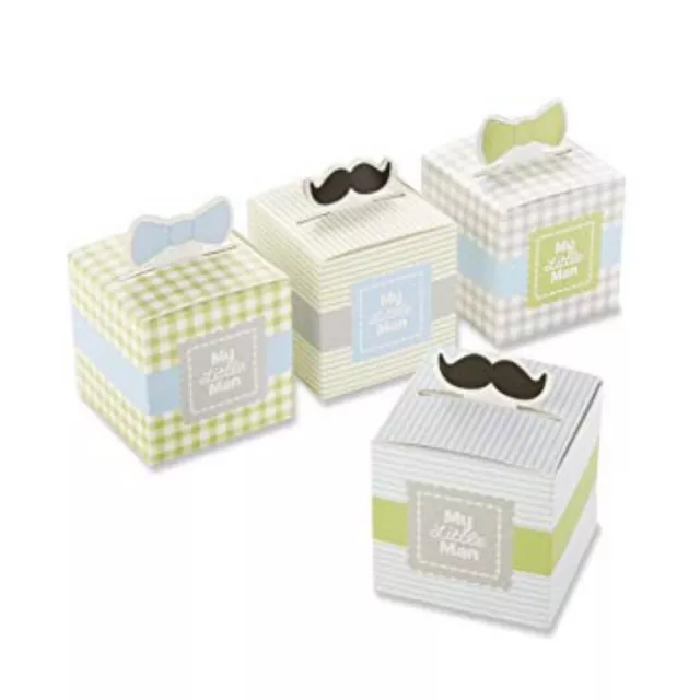 Kate Aspen My Little Man Favor Boxes Set of 24 Baby Shower Gifts 1st Birthday