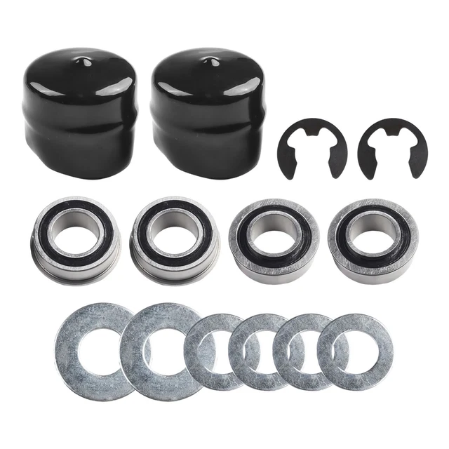 Pièces de rechange pour tondeuse à gazon, tracteurs à broche de direction, bague de roue en métal et plastique, reconstruction durable