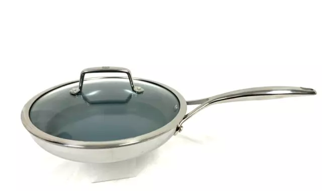 ZWILLING JA Henckels 10" Ceramic Nonstick Fry Saute Pan Skillet Stainless 3-ply