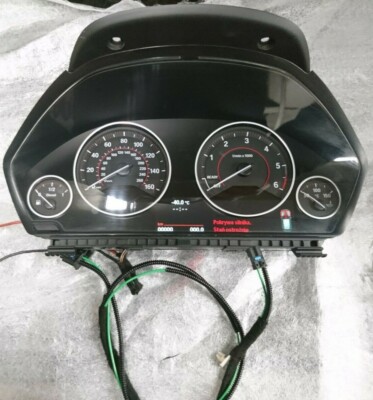 BMW F30 F3X Retrofit 6WA DIESEL tachimetro MPH Virgin 0 MIGLIA 