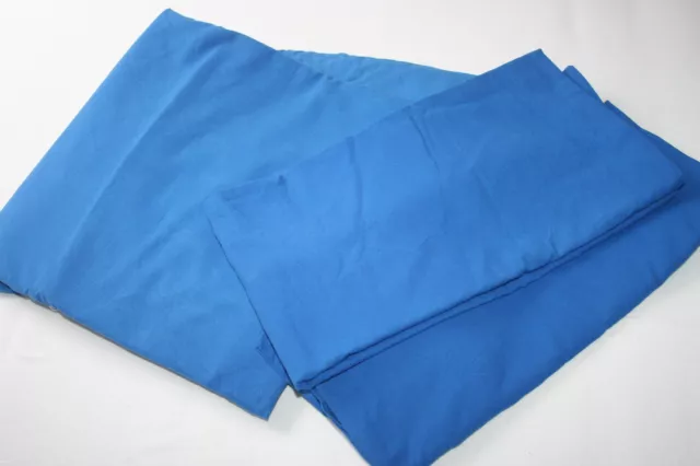 4 x Bettwäsche Set 135x200 4-tlg blau Baumwolle fast NEU Kopfkissen Bettbezug