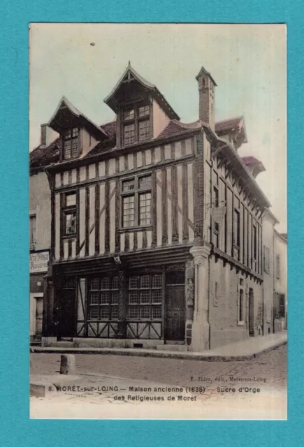 Moret-sur-Loing: Old House: CPA, Antique Postcard /Mb.