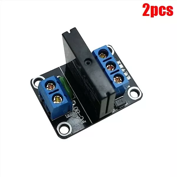 2Pcs 5V 1 Channel Omron Ssr G3MB-202P Solid State Relay Module For Arduino ft