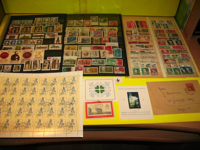4 ) Briefmarken der DDR, ab 50/60er Jahre  Posten & Lots gestempelt