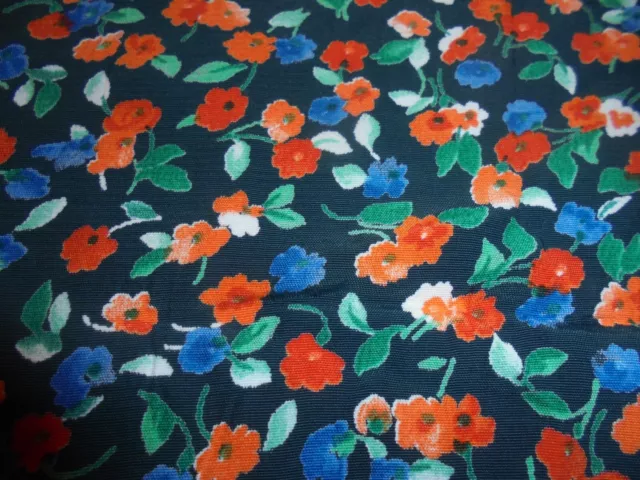 Vintage pretty dainty  floral print fabric.