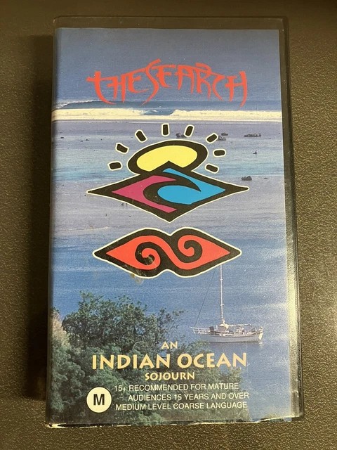 RIP CURL SURFING VHS Video Tape - The Search Indian Ocean
