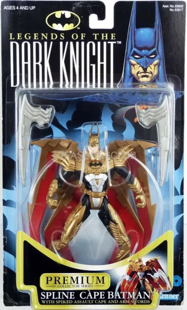 Spline Cape Batman Legends Of The Dark Knight Spiked Assault LODK Hasbro (MOC)