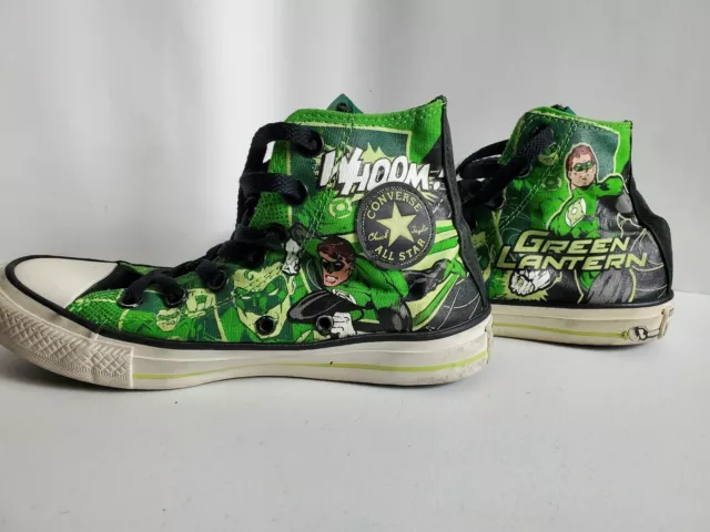Converse DC COMICS GREEN LANTERN All-Stars (Men's 4 Women's 6) ~ Night Glow