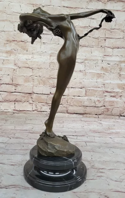 Amazing old bronze sculpture by Harriet Whitney FRISHMUTH .High 38 cm Artwork 3