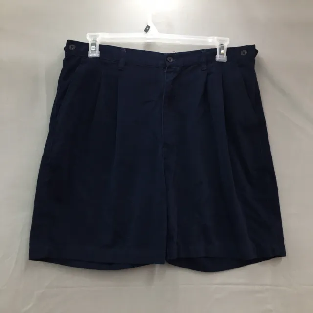 BASIC EDITIONS NAVY Blue Shorts Size 36 Mens $10.79 - PicClick