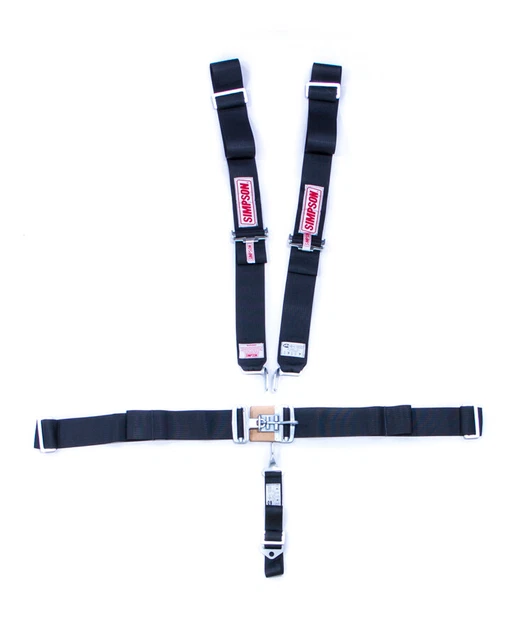 SIMPSON SAFETY 5-PT Harness System FX P/D W/A Ind 62in 29072BK