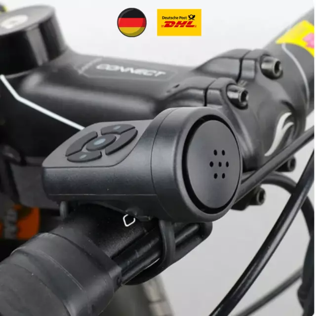 Fahrrad Elektrische Klingel USB  Glocke Fahrradhorn Fahrradhupe Wasserdicht