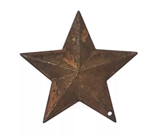 100 Rusty Metal Barn Stars, Bag of 100 Primitive Country Craft Project