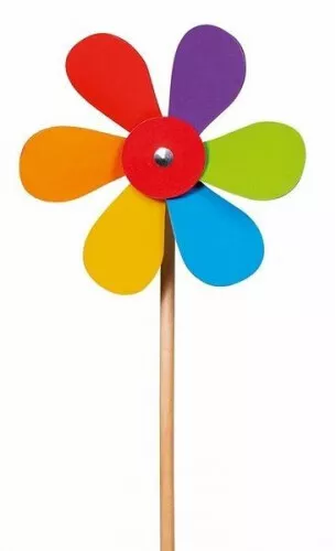 Gollnest & Kiesel KG|Goki SA431 - Windmühle Blume, aus Holz 37cm|Ab 14 Jahren