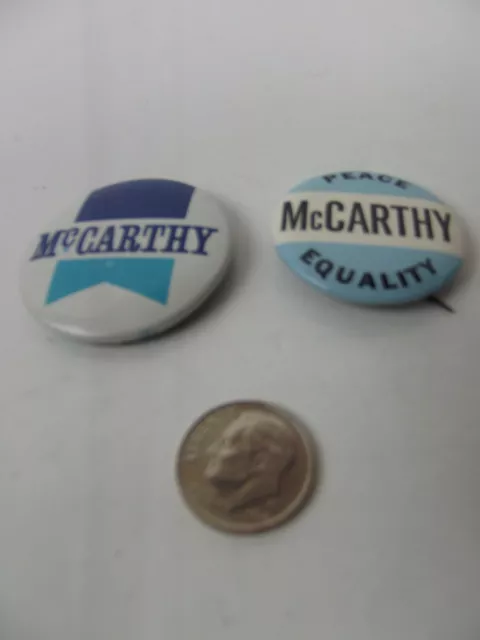 VTG Political Button Joseph McCarthy US Senator 1940's McCarthyism 2