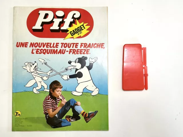 Pif Gadget + Gadget N°277  « L’esquimau - Freeze » (1974)
