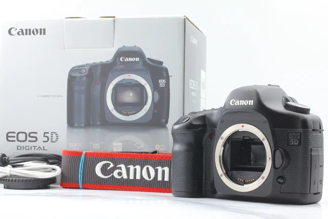【Near MINT in Box】Canon EOS 5D 12.8 MP DSLR Digital Camera Body Only  From JAPAN