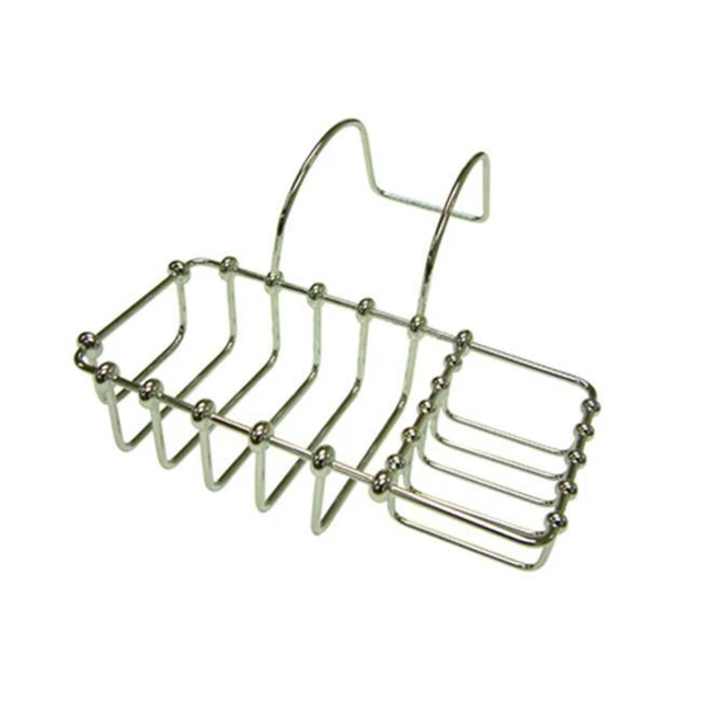 Kingston Brass CC2161 8 Inch Clawfoot Bath Soap & Sponge Holder - Polished Ch...