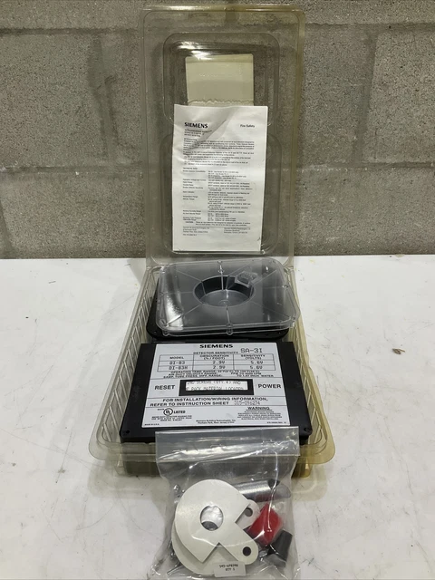 Siemens Sa-3I Air Self Contained Duct Detector 373