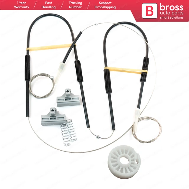 Kit De Réparation Serrure De Porte Avant Pour VW Passat (3B2/3B3) Et Lupo (6X1/6E1) - Numéro OE 3B0837167 - Compatible Gauche Ou Droite - 7 Pièces - 8