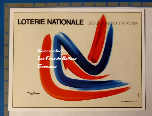 LOTERIE NATIONALE  illustration ROGER EXCOFFON  publicite advert