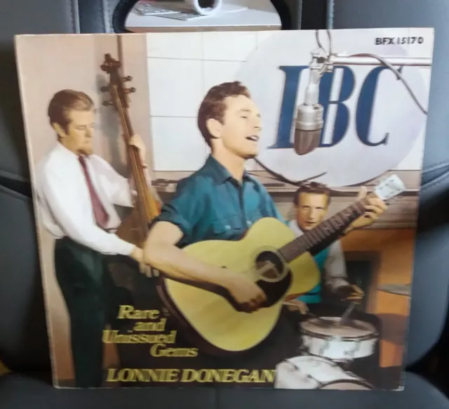 Lonnie Donegan LP "Rare and unissued gems" 1985 Bear Family Release Skiffle