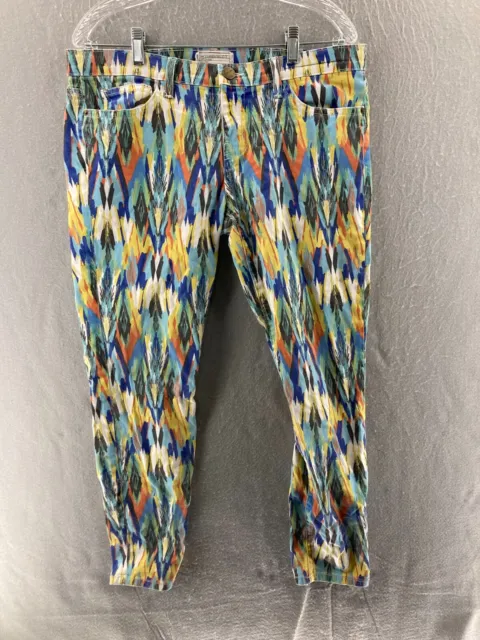 Current Elliott The Stiletto Jeans Womens 32-0 Abstract USA Made