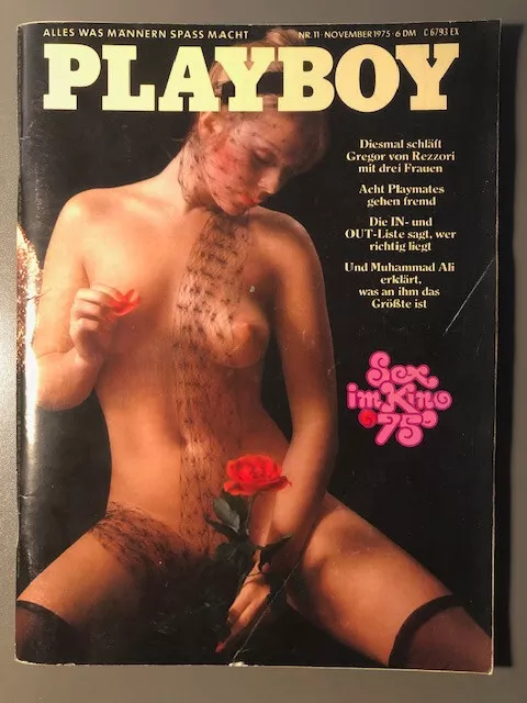 Playboy 11/1975 - sehr gut erhalten - deutsch - mit Centerfold