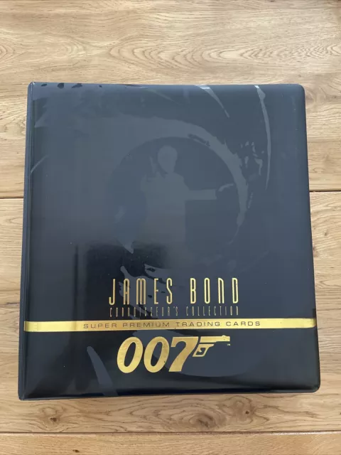 007 James Bond Connoisseurs Collection Vol 1,2,3 Trading Cards Binder. Inkworks