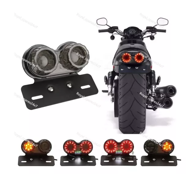 Fit For Enfield Gt 650 & Interceptor 650 Led Tail Lamp + Turn Signal Function