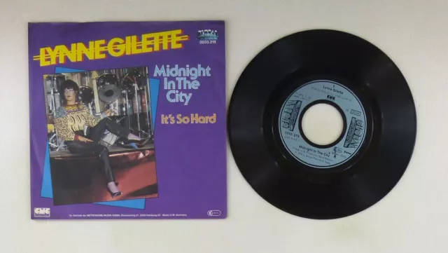 7" Single Vinyl -  Lynne Gilette – Midnight In The City -  S13356 Z16