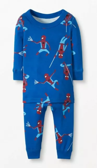 NWT Hanna Andersson x Marvel Comics Cute Spider-Man 2 piece Pajamas Set Size 2T