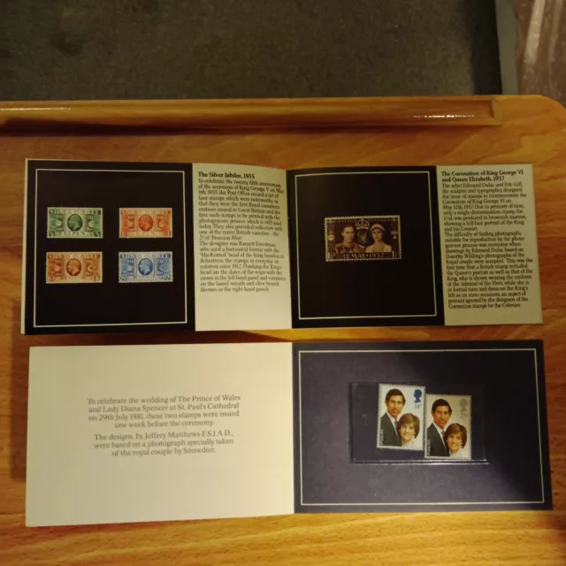 GB 1981 Set of Charles & Diana Royal Wedding Stamps MNH and History Booklet 2