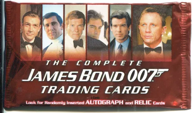 James Bond The Complete Factory Sealed Hobby Packet / Pack