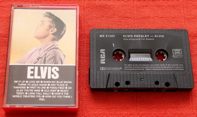 Elvis Presley - Uk Cassette Tape - Elvis (His Second Album)