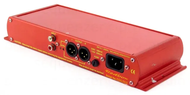 Sonifex Redbox RB-UL1 Dual Professional Symmetrierer Chinch XLR + 1.5J Garantie