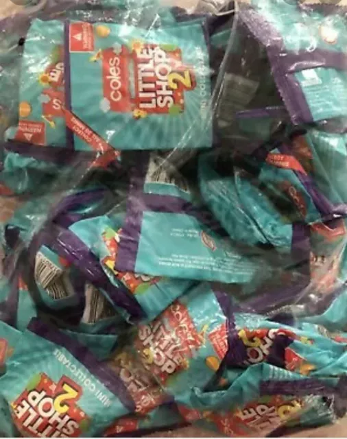 Coles Little Shop 2 Minis Collectables Brand New Unopened Bag Bulk Of 30 Minis🧞