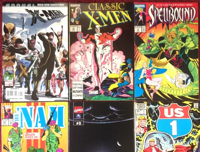X-MEN-NAM-US 1-SPELLBOUND-INDEPENDENCE DAY 6 Marvel Comic Lot 1983-2009 VF+ RARE 2