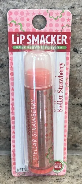 Lip Smacker Stellar Strawberry Lip Balm 0.14 Oz New