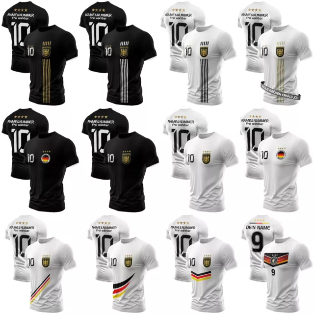 Kinder Fußballtrikot Deutschland Trikot EM 2024 T-Shirt Jungen Fußball Geschenke