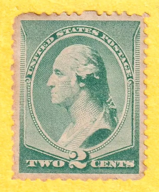 jis36 US STAMP SC# 213 2c 1887 *MINT OG DG CV$40.00 1439ac