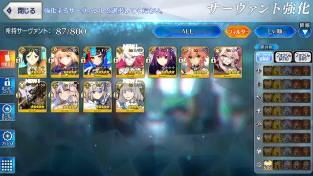 Fgo Jp Account All Meta Supports  11 Ssr 5*