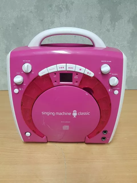 Portable CD Singing Machine - Pink - Unit Only (SML283P)