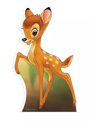 Bambi Disney Clásico Ciervo Beis Lifesize Fiesta Standee Recortado de Cartón