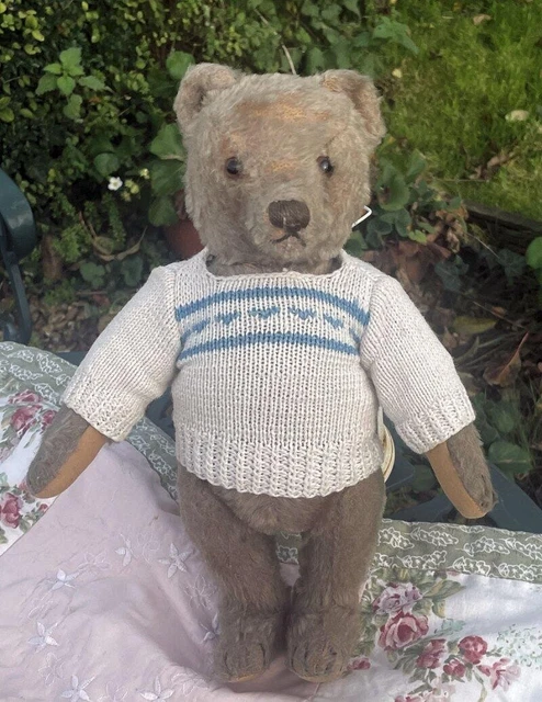 ADORABLE OLD, ANTIQUE STEIFF TEDDY BEAR c.1950s, 13" (33cm) VINTAGE £ ...