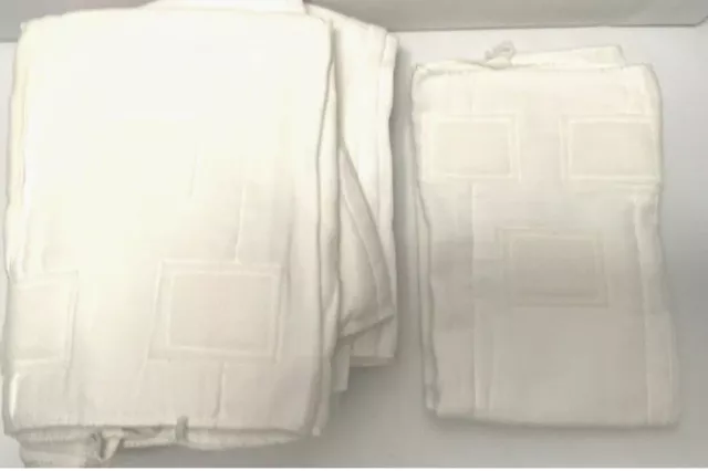 VTG Cloth White Diapers Prefold 7 Pack~ 100% Unbleached Premium Cotton