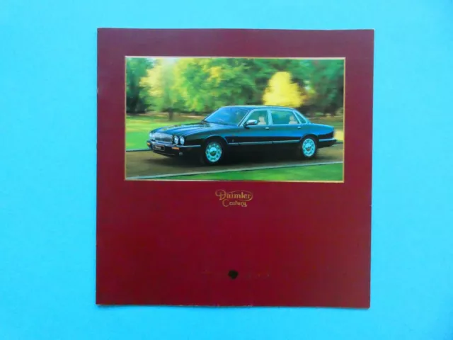 Prospekt / Katalog / Brochure Jaguar Daimler Century Six und Double Six  1996